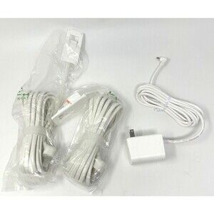 Ring Stick Up Cam White Indoor/Outdoor Extension Power Adapter Barrel Plug OEM